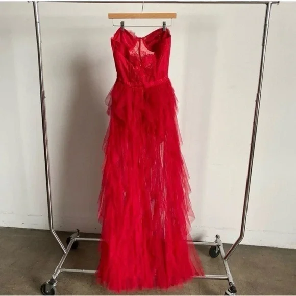 For Love And Lemons Scarlet High Low Dress - Picture 7 of 12